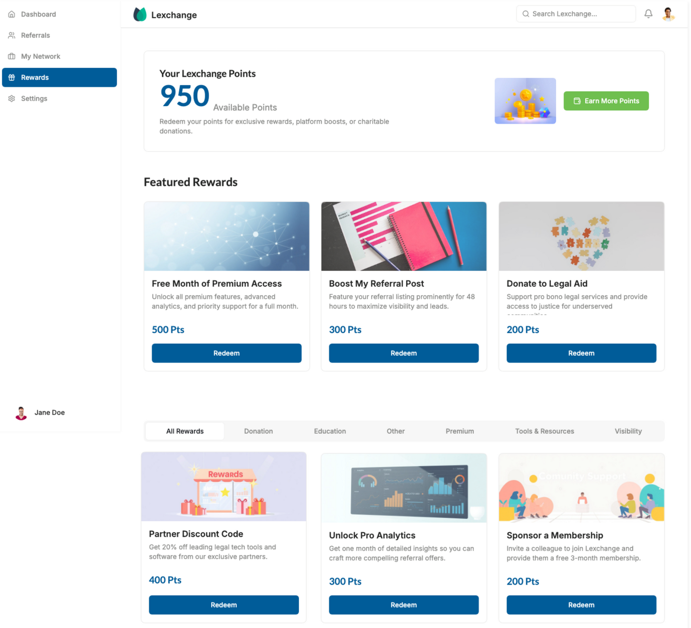 Lexchange Points Page Lexchange Points Page